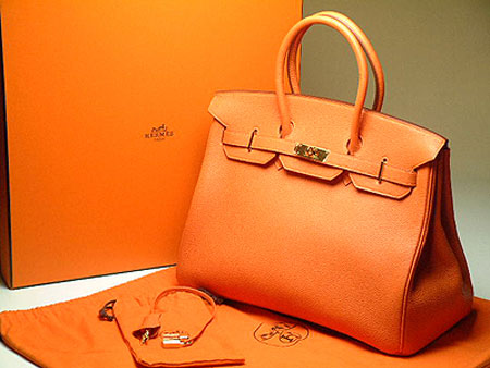 hermes bag orange color